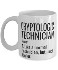 Funny Cryptologic Technician Mug Like A Normal Technician But Much Cooler Coffee Cup 11oz 15oz White