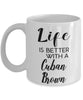 Funny Cuban Brown Rabbit Mug Life Is Better With A Cuban Brown Coffee Cup 11oz 15oz White