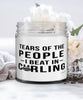 Funny Curler Candle Tears Of The People I Beat In Curling 9oz Vanilla Scented Candles Soy Wax