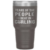 Funny Curling Tumbler Tears of The People I beat In Curling Laser Etched 30oz Stainless Steel Tumbler