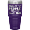 Funny Curling Tumbler Tears of The People I beat In Curling Laser Etched 30oz Stainless Steel Tumbler