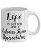 Funny Customer Service Representative Mug Life Is Better With Customer Service Representatives Coffee Cup 11oz 15oz White