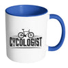 Funny Cycling Bike Mug Cycologist White 11oz Accent Coffee Mugs