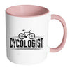 Funny Cycling Bike Mug Cycologist White 11oz Accent Coffee Mugs