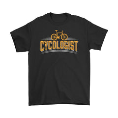 Funny Cycling Biker Cyclist Shirt Cycologist Gildan Mens T-Shirt