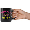 Funny Cycling Cyclist Mug Burn Fat Not Fuel 11oz Black Coffee Mugs