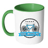 Funny Cycling Cyclist Mug Ride With Me White 11oz Accent Coffee Mugs