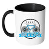 Funny Cycling Cyclist Mug Ride With Me White 11oz Accent Coffee Mugs