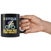 Funny Cycling Mug I Cycle To Burn Off The Crazy 11oz Black Coffee Mugs