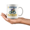 Funny Cycling Mug I Cycle To Burn Off The Crazy 11oz White Coffee Mugs