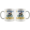 Funny Cycling Mug I Cycle To Burn Off The Crazy 11oz White Coffee Mugs