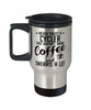 Funny Cycling Travel Mug Never Trust A Cycler That Doesn't Drink Coffee and Swears A Lot 14oz Stainless Steel