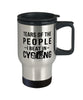 Funny Cyclist Mug Tears Of The People I Beat In Cycling Travel Mug 14oz Stainless Steel