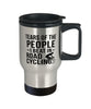 Funny Cyclist Mug Tears Of The People I Beat In Road Cycling Travel Mug 14oz Stainless Steel