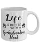 Funny Czechoslovakian Vlcak Dog Mug Life Is Better With A Czechoslovakian Vlcak Coffee Cup 11oz 15oz White