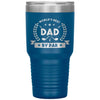 Funny Dad Golf Tumbler for Father Worlds Best Dad By Par Laser Etched 30oz Stainless Steel Tumbler
