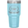 Funny Dad Golf Tumbler for Father Worlds Best Dad By Par Laser Etched 30oz Stainless Steel Tumbler