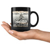 Funny Dad Mug Mess With Me I Fight Back Mess With My 11oz Black Coffee Mugs