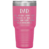 Funny Dad Tumbler From Daughter At Least You Don't Have Ugly Daughters Laser Etched 30oz Stainless Steel Tumbler