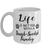 Funny Danish-swedish Farmdog Mug Life Is Better With A Danish-swedish Farmdog Coffee Cup 11oz 15oz White