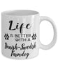Funny Danish-swedish Farmdog Mug Life Is Better With A Danish-swedish Farmdog Coffee Cup 11oz 15oz White