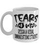 Funny Design Visual Communications Professor Teacher Mug Tears Of My Design Visual Communications Students Coffee Cup White