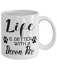 Funny Devon Rex Cat Mug Life Is Better With A Devon Rex Coffee Cup 11oz 15oz White