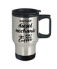 Funny Diesel Mechanic Travel Mug Instant Diesel Mechanic Just Add Coffee 14oz Stainless Steel