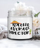 Funny Director Candle Nacho Average Director 9oz Vanilla Scented Candles Soy Wax