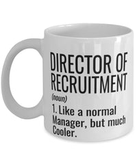 Funny Director Of Recruitment Mug Like A Normal Manager But Much Cooler Coffee Cup 11oz 15oz White