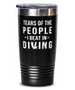 Funny Diver Tumbler Tears Of The People I Beat In Diving Tumbler 20oz Stainless Steel