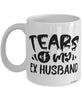 Funny Divorce Mug Tears Of My Ex Husband Coffee Cup White