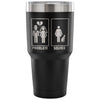 Funny Divorce Wife Cat Travel Mug Problem Solved 30 oz Stainless Steel Tumbler