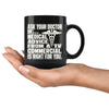 Funny Doctor Mug Ask If Medical Advice From TV is Right 11oz Black Coffee Mugs