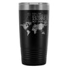 Funny Dog Coffee Travel Mug World Revolves Around 20oz Stainless Steel Tumbler