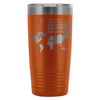 Funny Dog Coffee Travel Mug World Revolves Around 20oz Stainless Steel Tumbler