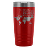 Funny Dog Coffee Travel Mug World Revolves Around 20oz Stainless Steel Tumbler