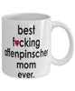 Funny Dog Mug B3st F-cking Affenpinscher Mom Ever Coffee Mug White