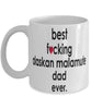 Funny Dog Mug B3st F-cking Alaskan Malamute Dad Ever Coffee Mug White