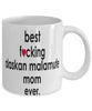Funny Dog Mug B3st F-cking Alaskan Malamute Mom Ever Coffee Mug White
