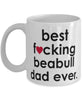 Funny Dog Mug B3st F-cking Beabull Dad Ever Coffee Cup White