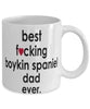 Funny Dog Mug B3st F-cking Boykin Spaniel Dad Ever Coffee Mug White