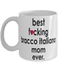 Funny Dog Mug B3st F-cking Bracco Italiano Mom Ever Coffee Mug White