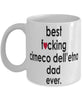 Funny Dog Mug B3st F-cking Cirneco Dell'etna Dad Ever Coffee Mug White