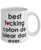 Funny Dog Mug B3st F-cking Coton De Tulear Dad Ever Coffee Mug White