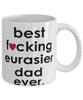 Funny Dog Mug B3st F-cking Eurasier Dad Ever Coffee Mug White