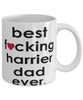 Funny Dog Mug B3st F-cking Harrier Dad Ever Coffee Mug White