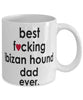 Funny Dog Mug B3st F-cking Ibizan Hound Dad Ever Coffee Mug White