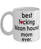 Funny Dog Mug B3st F-cking Ibizan Hound Mom Ever Coffee Mug White