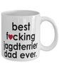 Funny Dog Mug B3st F-cking Jagdterrier Dad Ever Coffee Mug White